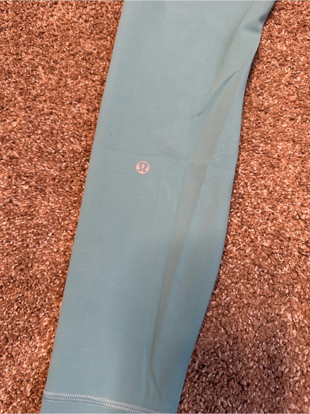 LuLulemon High-Waist Performance Leggings - Light Blue Aqua green SZ 6 Athletic - Picture 8 of 8